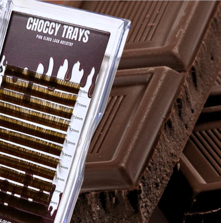 Choccy Trays - Brown Lashes